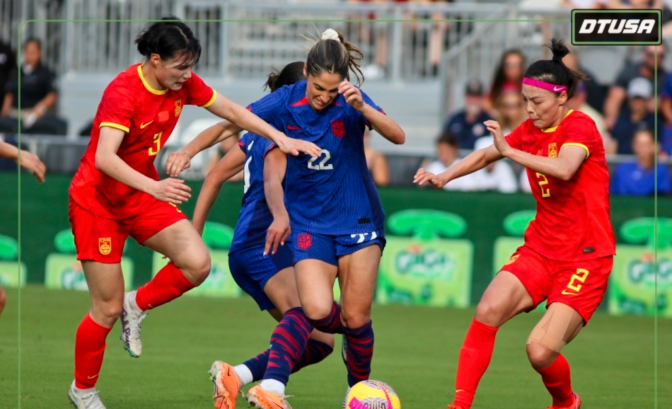 美国队在女足比赛中取得连胜 美国队在女足比赛中取得连胜